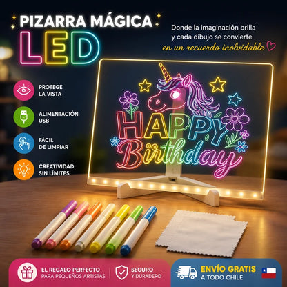 MagicTrace™ — La Pizarra con Luz LED para Dibujar y Calcar sin Manchar